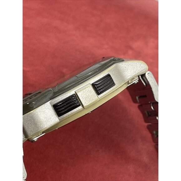 Casio A-V3 LCD digital voice recorder watch 1589 Runs Working Vintage - Picture 9 of 10